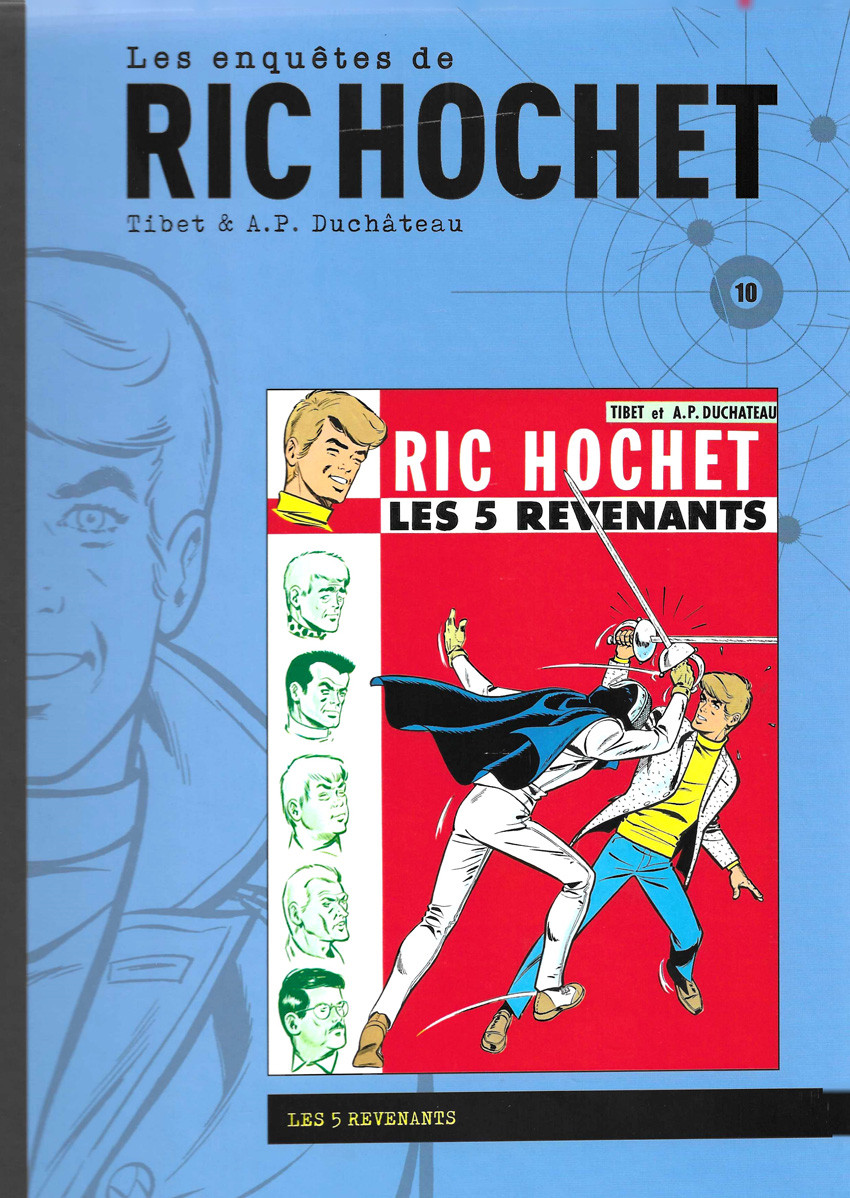 Couverture de Ric Hochet (Les enquêtes de) (CMI Publishing) -10- Les 5 revenants