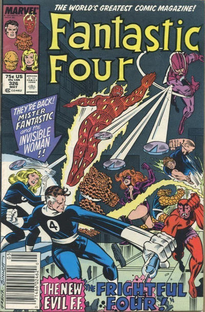 Couverture de Fantastic Four Vol.1 (1961) -326- The New Evil F.F. the Frightful Four!