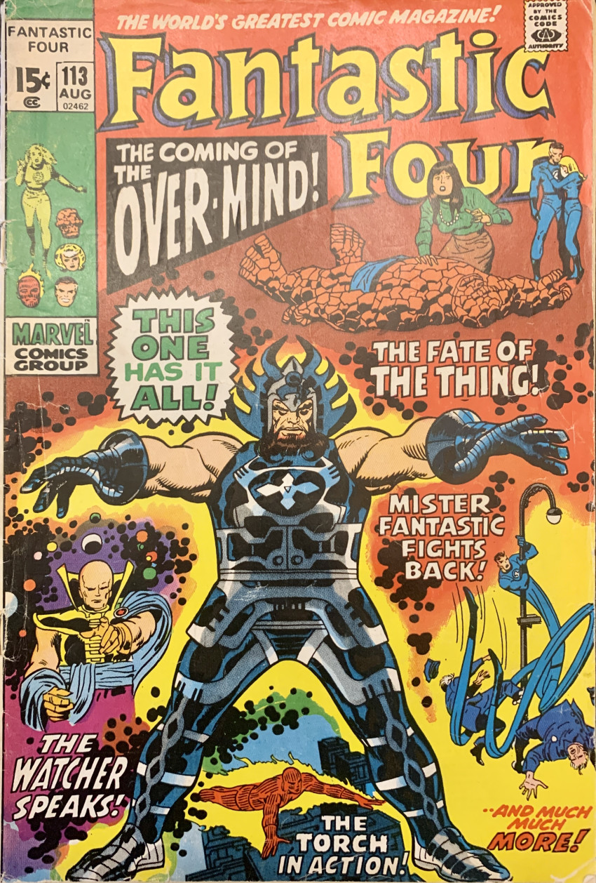 Couverture de Fantastic Four Vol.1 (1961) -113- The Coming of the Over-Mind!