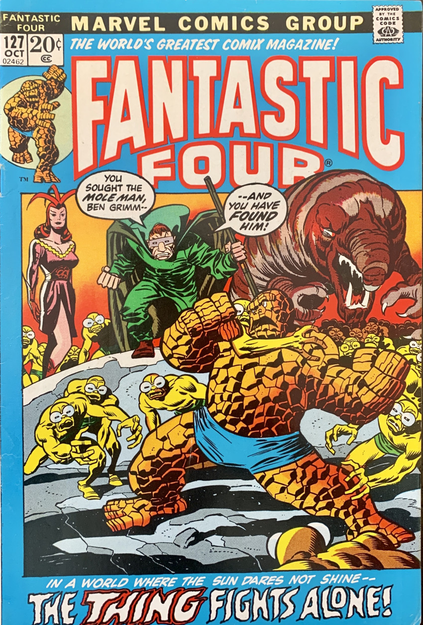 Couverture de Fantastic Four Vol.1 (1961) -127- The Thing Fights Alone!