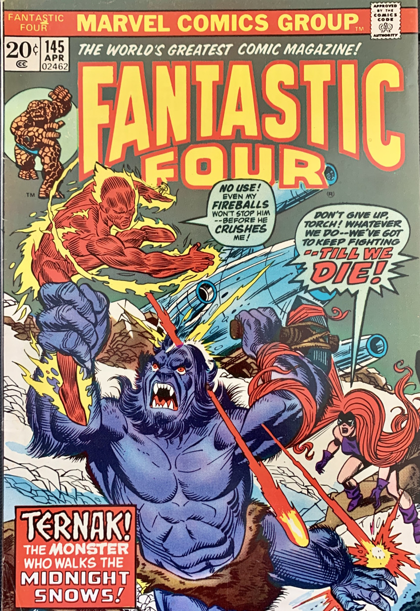 Couverture de Fantastic Four Vol.1 (1961) -145- Ternak! The Monster Who Walks the Midnight Snows!