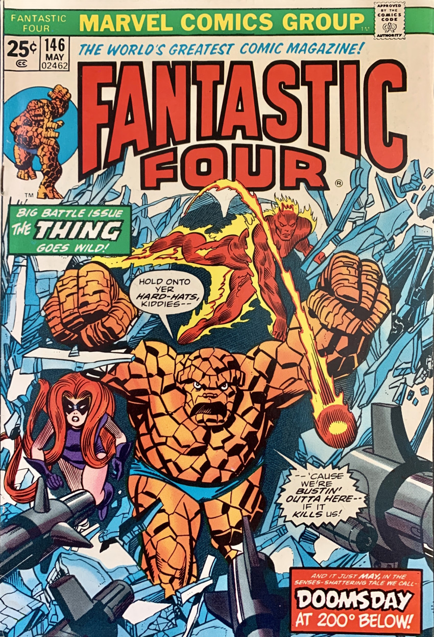 Couverture de Fantastic Four Vol.1 (1961) -146- Doomsday: 200° below!