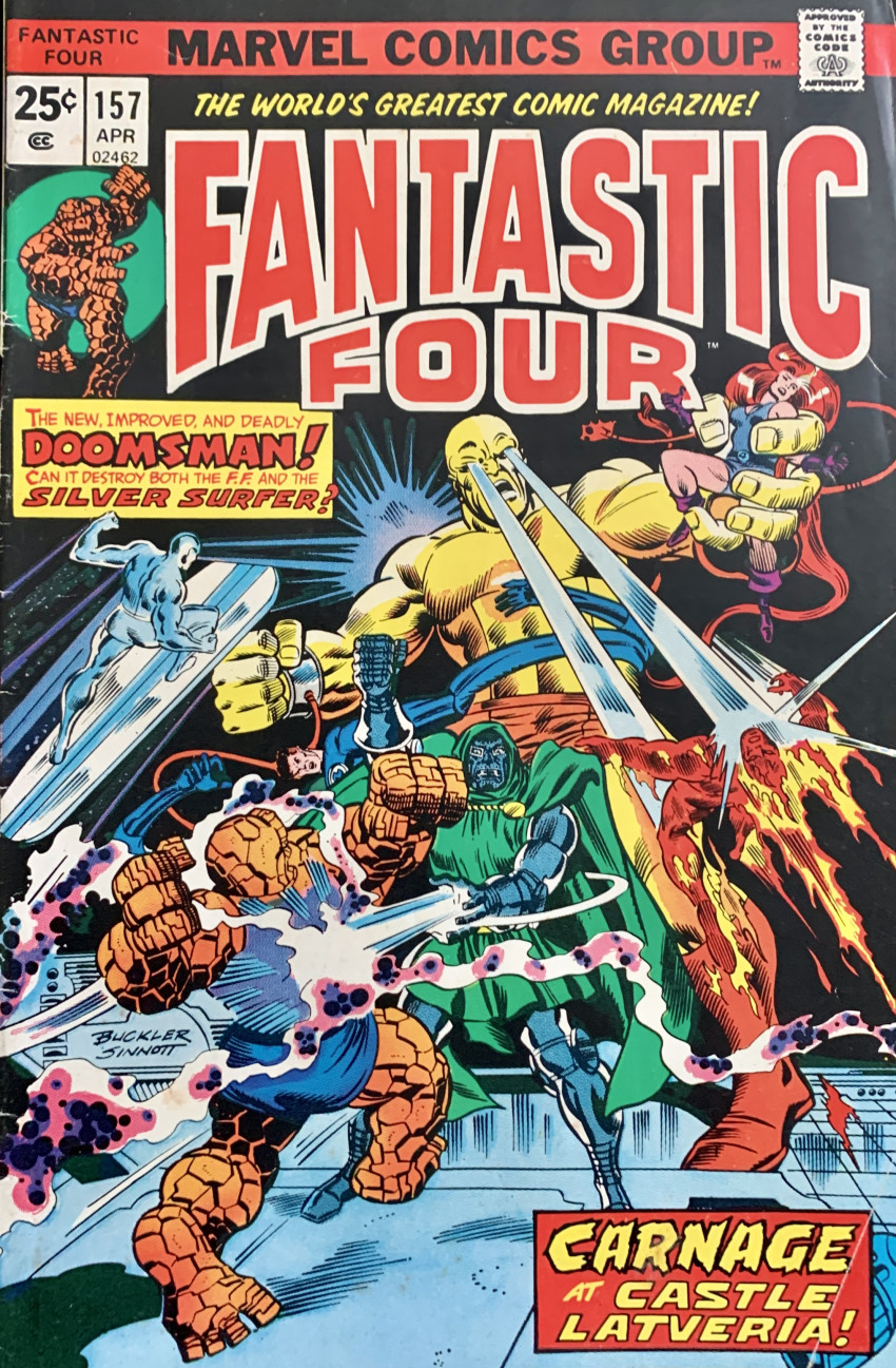 Couverture de Fantastic Four Vol.1 (1961) -157- Carnage at Castle Latveria!
