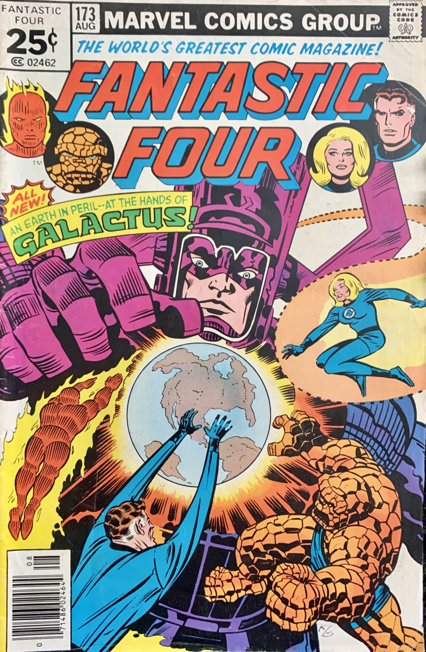 Couverture de Fantastic Four Vol.1 (1961) -173- An Earth in Peril -- at the Hands of Galactus!