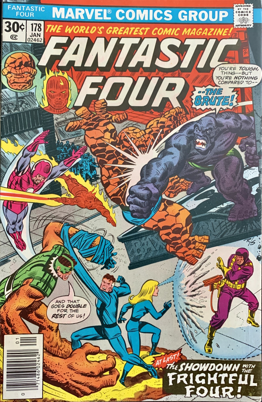 Couverture de Fantastic Four Vol.1 (1961) -178- The Showdown with the Frightful Four!