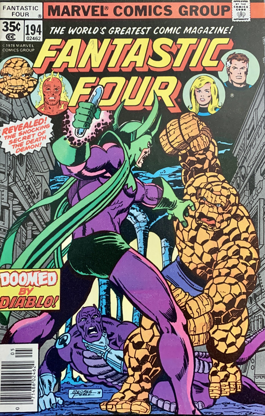 Couverture de Fantastic Four Vol.1 (1961) -194- Doomed By Diablo!