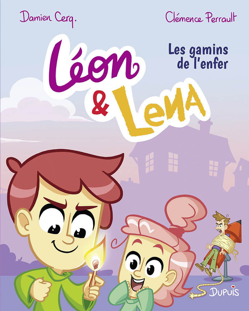 Couverture de Léon & Léna -1- Les gamins de l'enfer