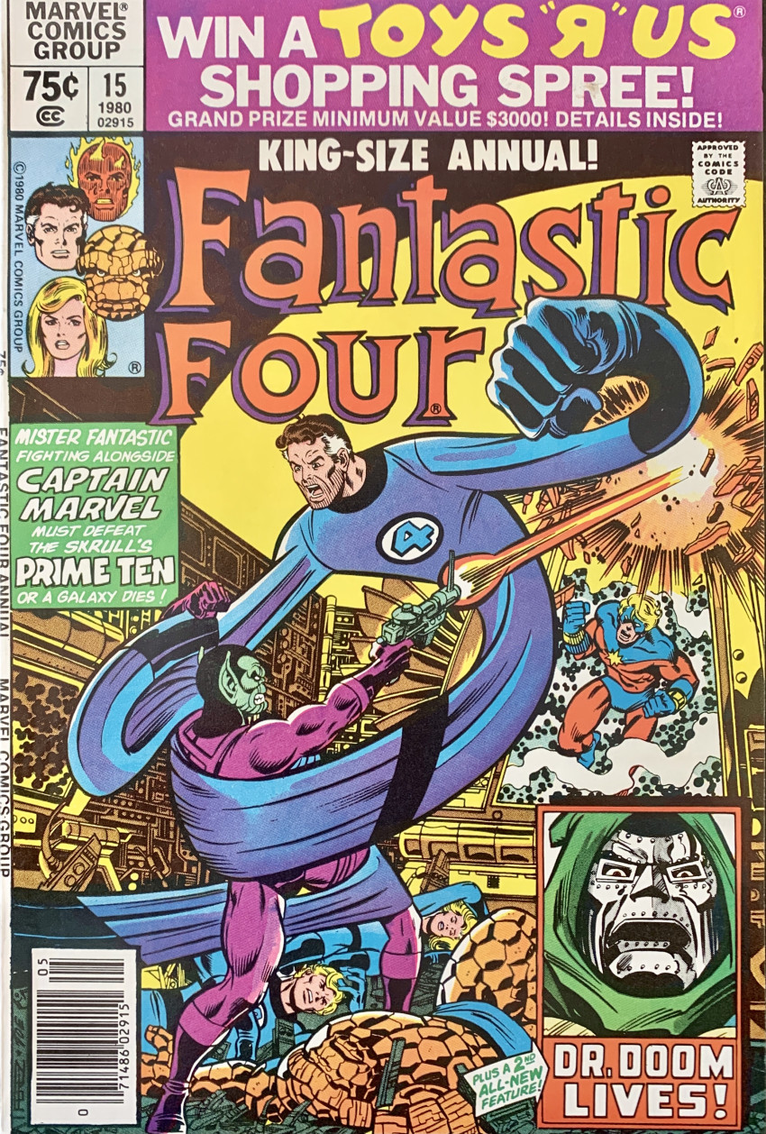Couverture de Fantastic Four Vol.1 (1961) -AN15- Time for the prime ten