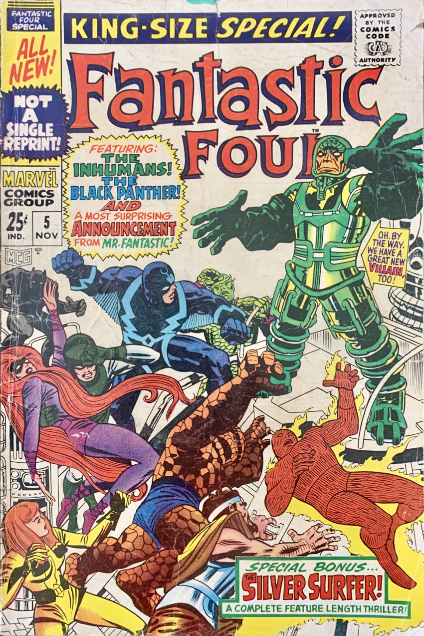 Couverture de Fantastic Four Vol.1 (1961) -AN05- Divide..and conquier!