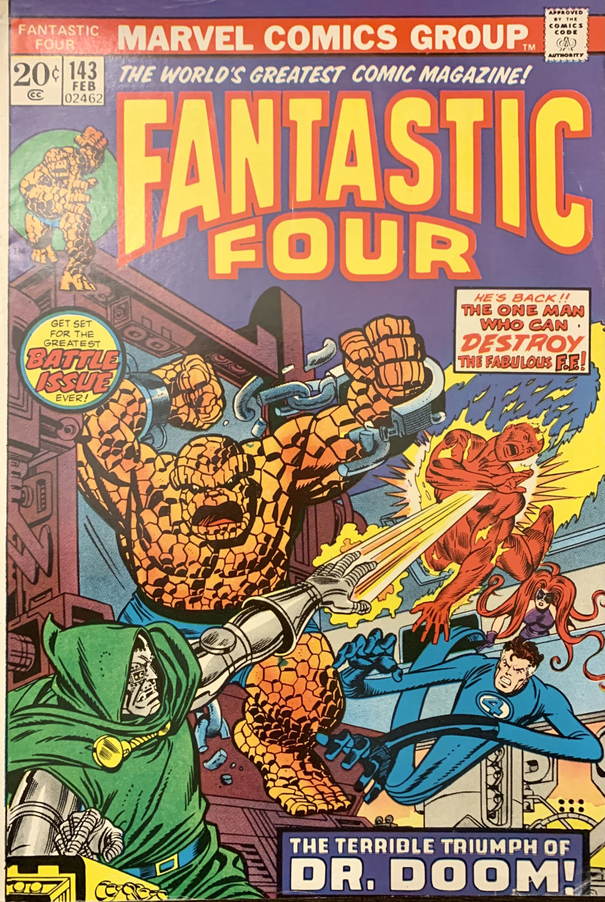 Couverture de Fantastic Four Vol.1 (1961) -143- The terrible triumph of doctor doom!