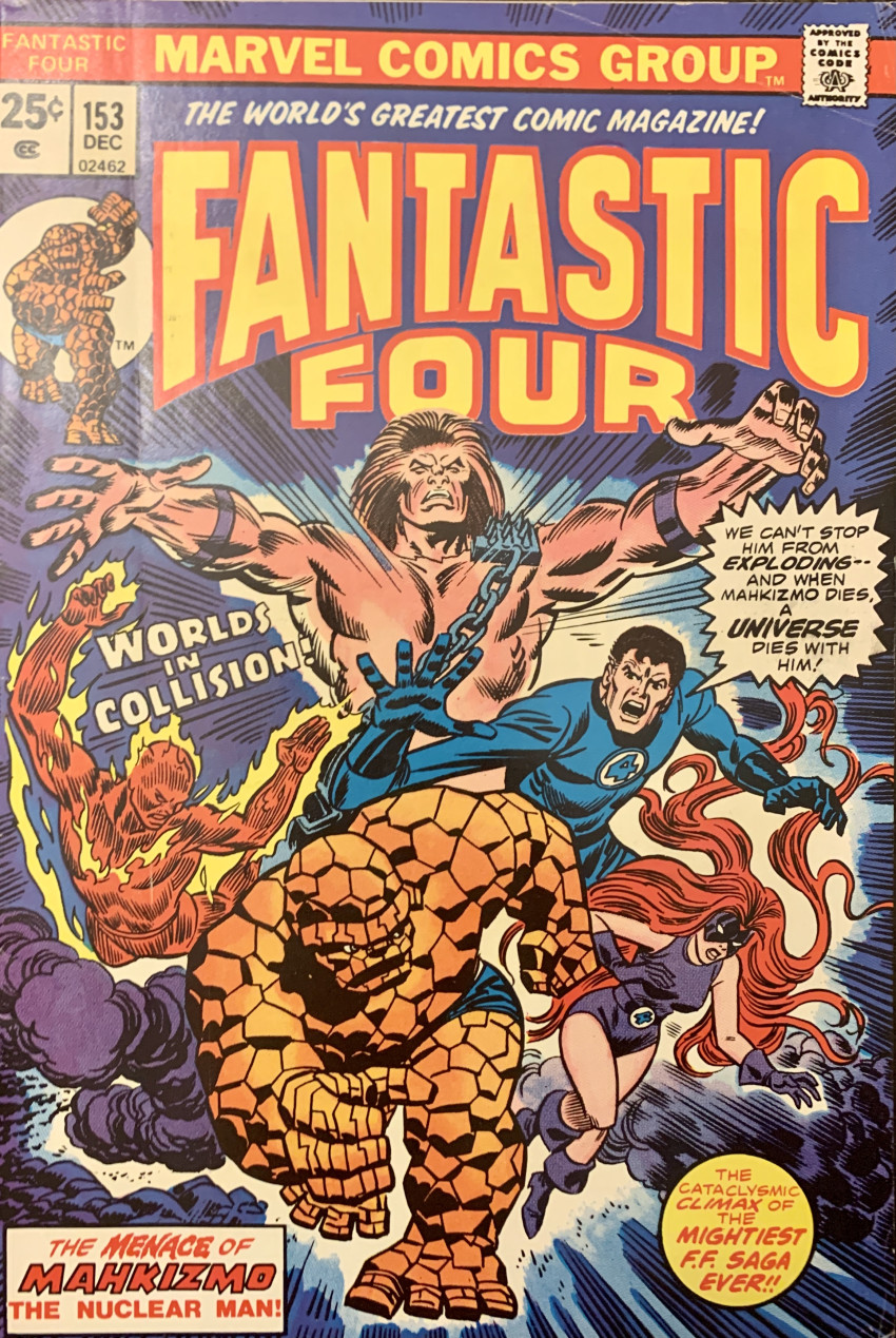 Couverture de Fantastic Four Vol.1 (1961) -153- Worlds in collision!