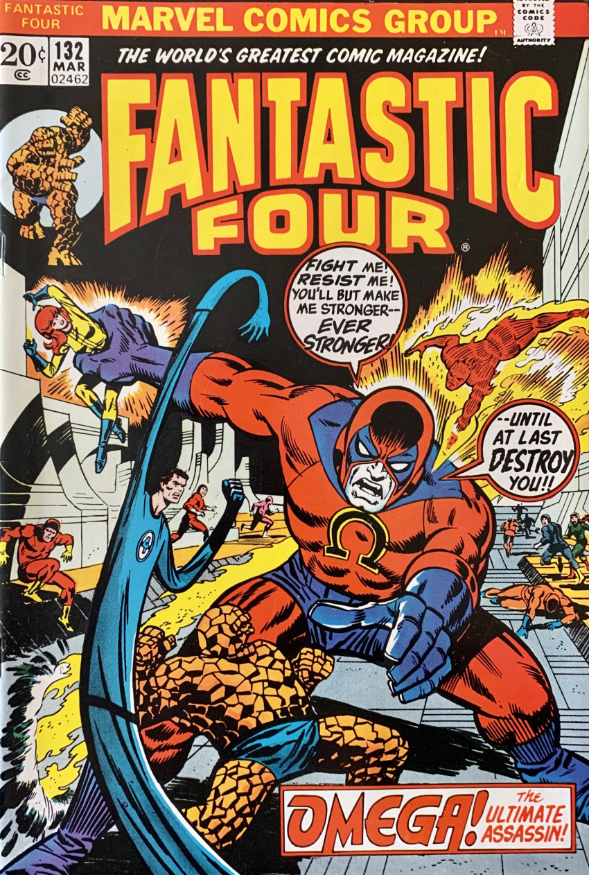 Couverture de Fantastic Four Vol.1 (1961) -132- Omega! The ultimate enemy!