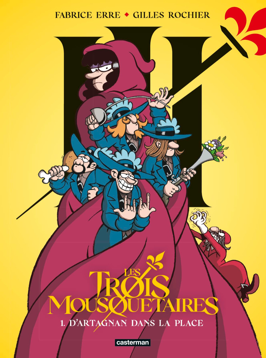 Les trois Mousquetaires (Erre/Rochier) - Tome 01 - D'Artagnan dans la place (2023)