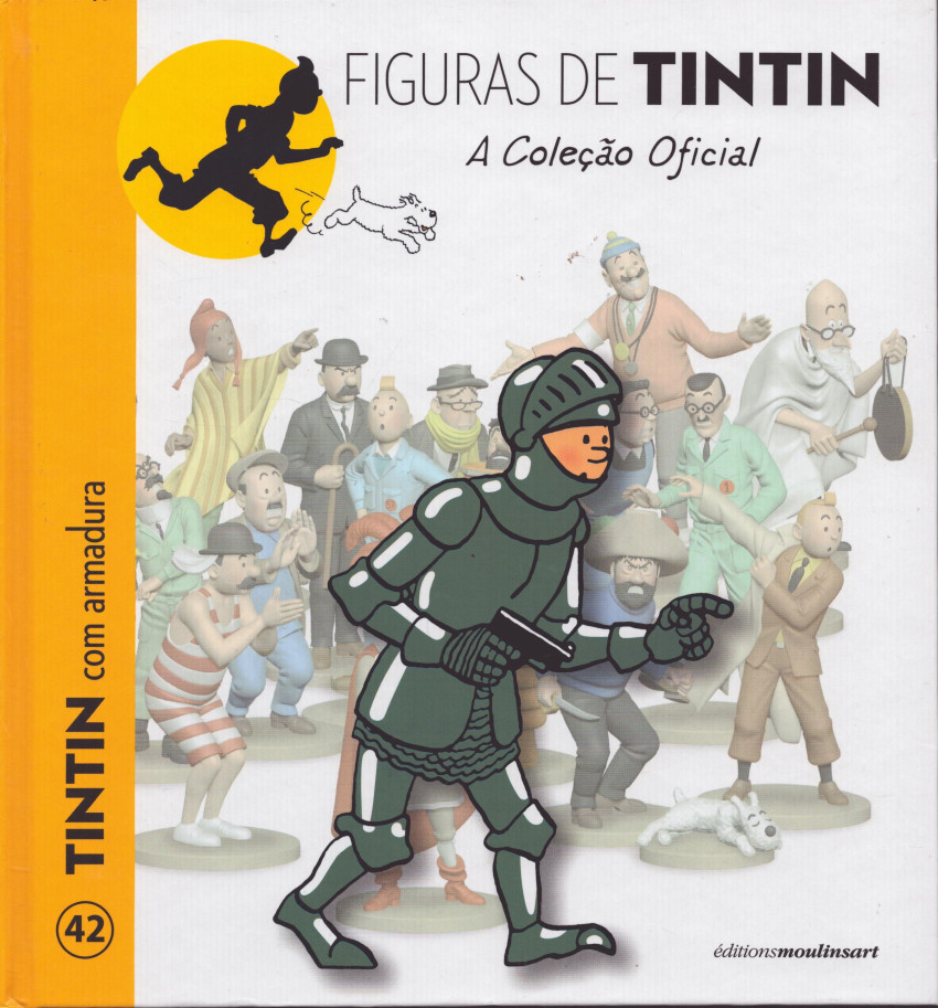 Couverture de Figuras de Tintin (A Coleção Oficial) -42- Tintin com armadura