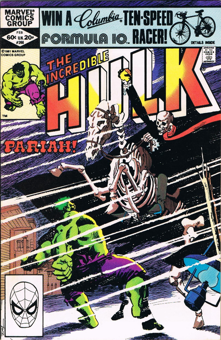Couverture de The incredible Hulk Vol.1bis (1968) -268- Pariah!
