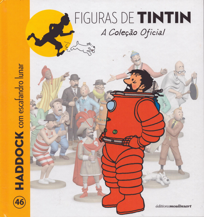 Couverture de Figuras de Tintin (A Coleção Oficial) -46- Haddock com escafandro lunar