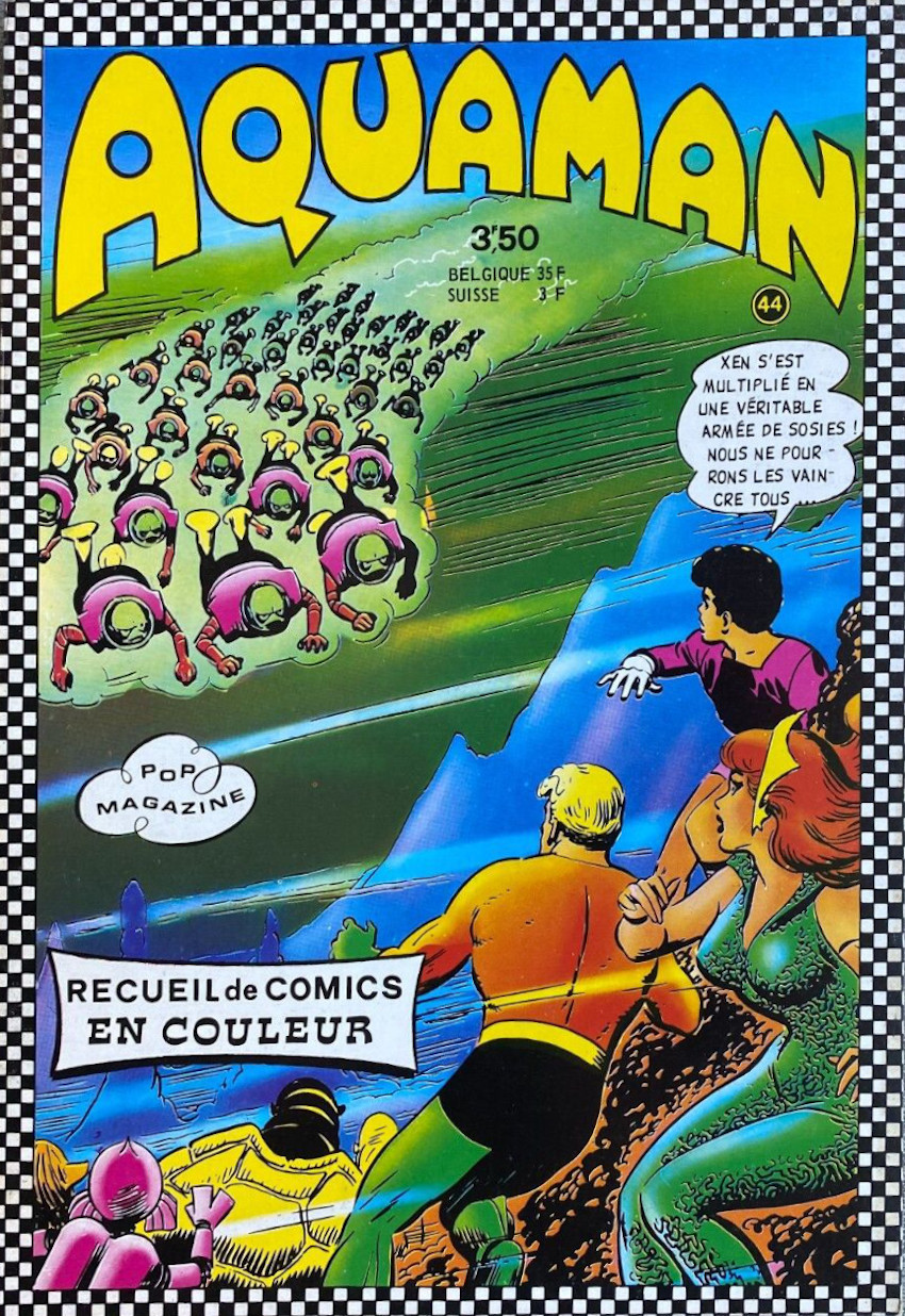 Couverture de Aquaman (Pop magazine) -Rec03- Album N°44 (du n°7 au n°9)