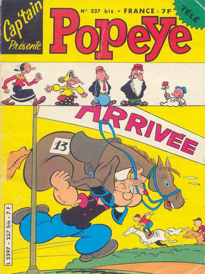 Couverture de Popeye (Cap'tain présente) -237Bis- Une momie animée