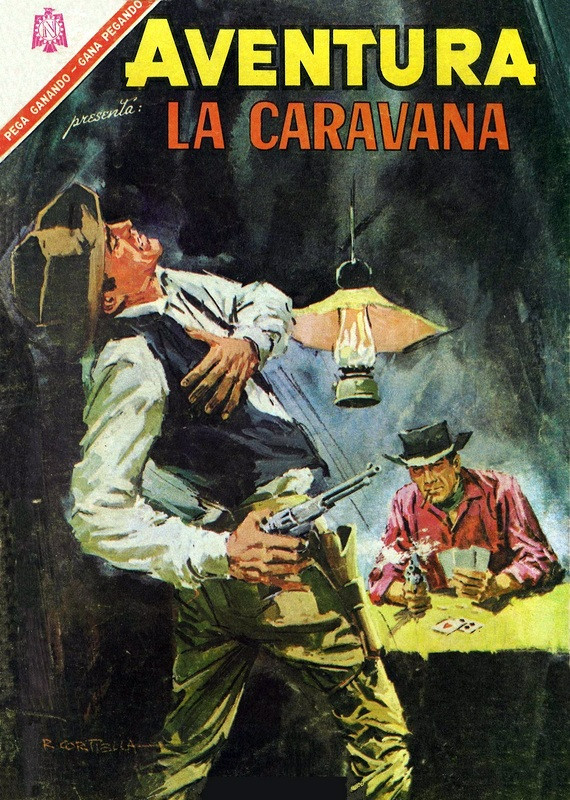 Couverture de Aventura (1954 - Sea/Novaro) -456- La caravana