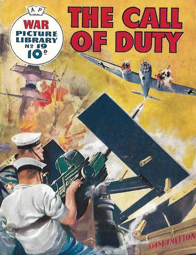 Couverture de War Picture Library (1958) -19- The Call of Duty
