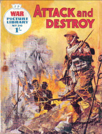 Couverture de War Picture Library (1958) -26- Attack and Destroy
