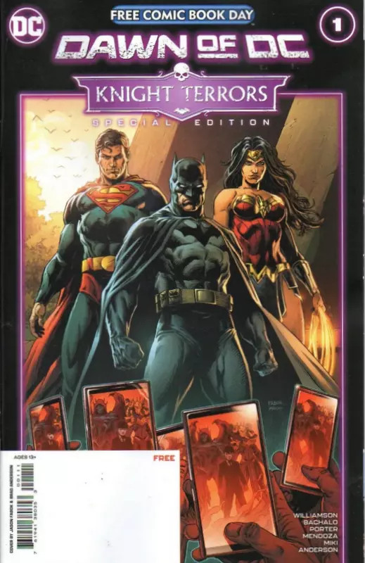 Couverture de Knight Terrors (2023) -FCBD- Dawn of DC Knight Terrors - Special Edition 2023