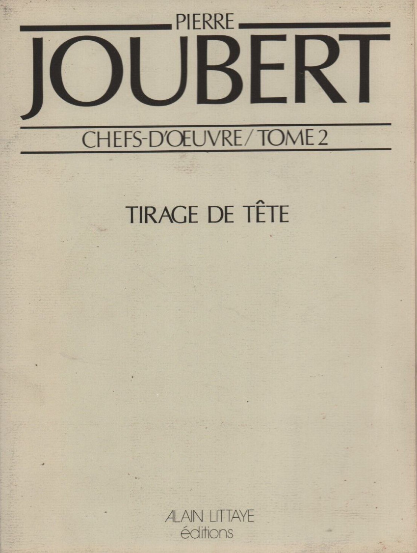 Chefs-d'œuvre - Pierre Joubert -2TL- Tome 2