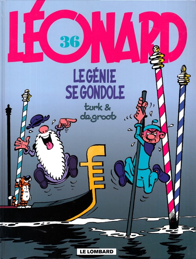 Couverture de Léonard -36- Le génie se gondole