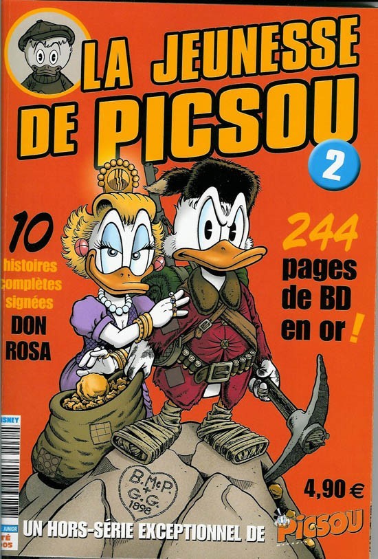 Couverture de Picsou Magazine Hors-Série -2- La jeunesse de Picsou