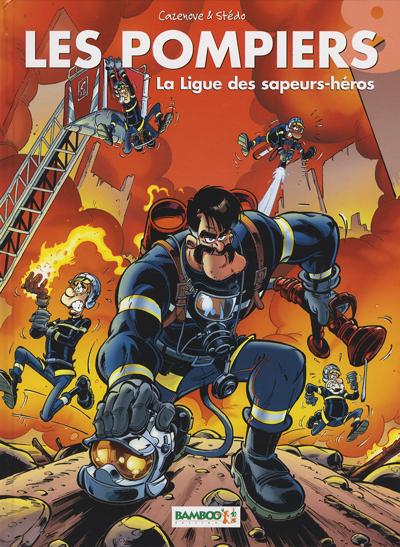 Couverture de Les Pompiers n° 8 La ligue des sapeurs-héros