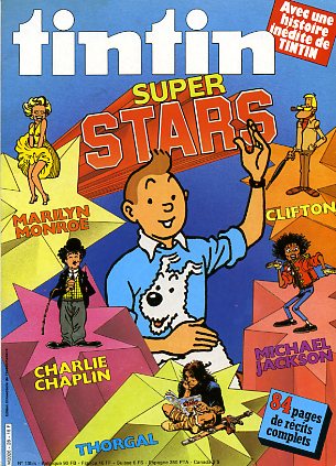 Couverture de (Recueil) Tintin Super -28- Stars