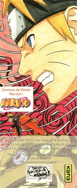 Marque-Pages Naruto shippuden – manga