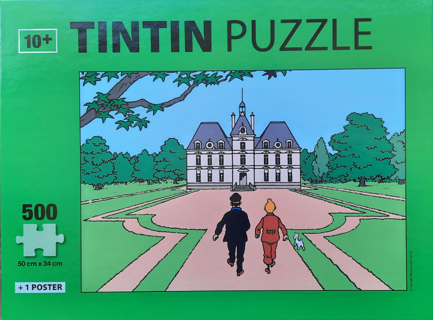Puzzle 500 pièces : Tintin : Château de Moulinsart - Moulinsart - Rue des  Puzzles