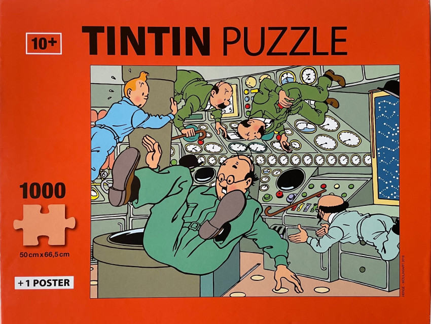 Puzzle Tintin en Amérique 1000 pièces - puzzle