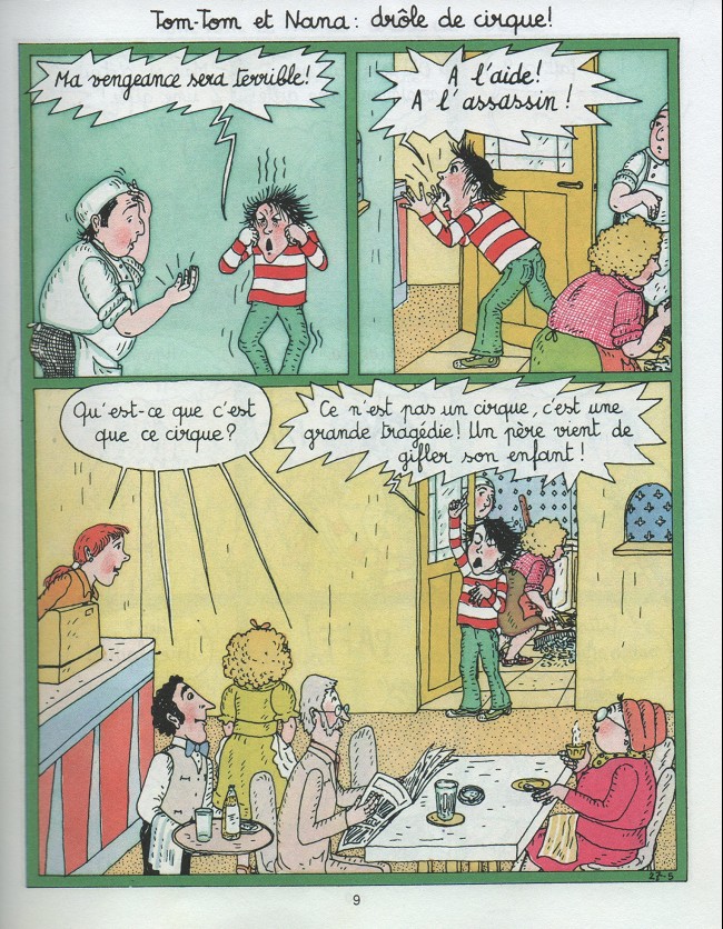 BD Tom Tom et Nana Tome 7 Drole de cirque