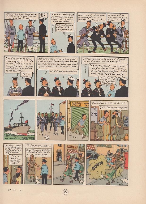 Tintin (Historique) 15 Au pays de l'or noir