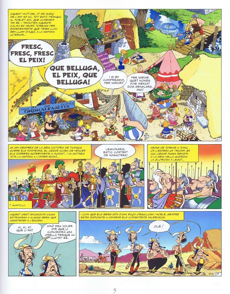 Astérix (en langues régionales) 14Catalan Astèrix a Hispània