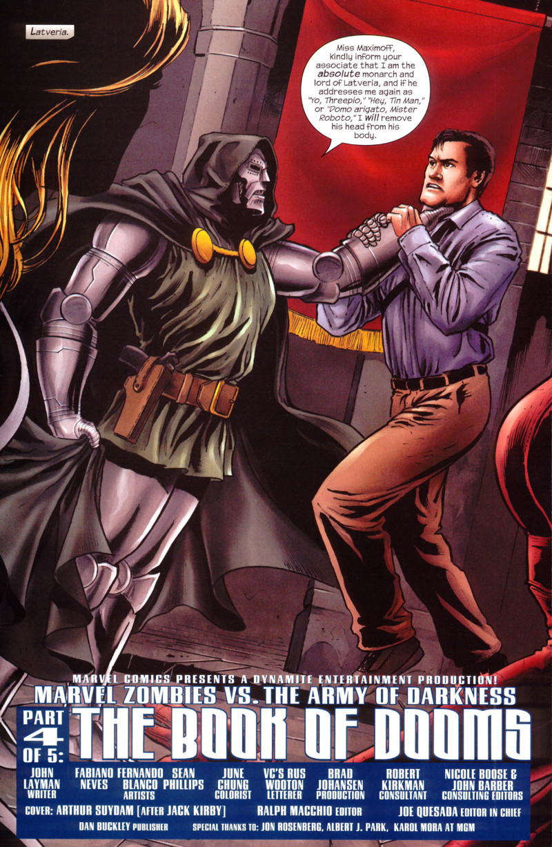 Marvel Zombies vs. Army of Darkness - 18 de Novembro de 2013