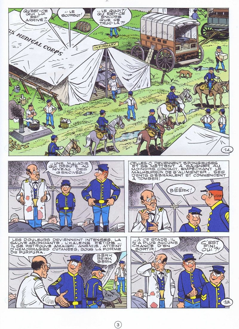 Les tuniques Bleues 58 Les bleus se mettent au vert