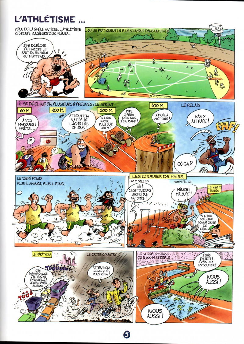 Les sports en BD BD, informations, cotes