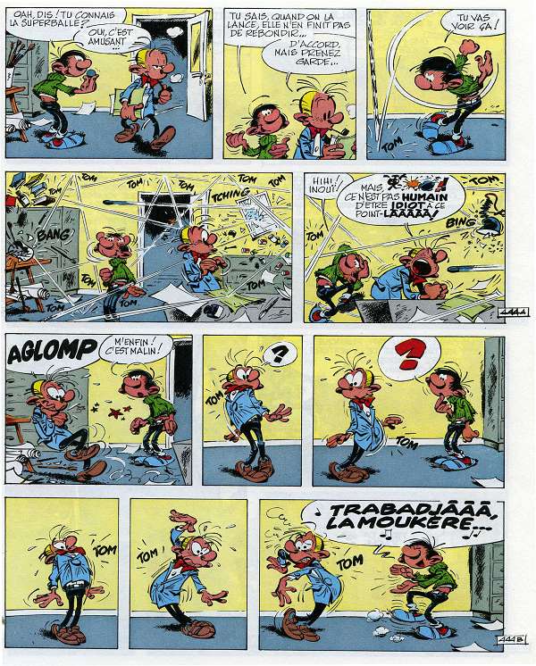 bande dessinee gaston lagaffe