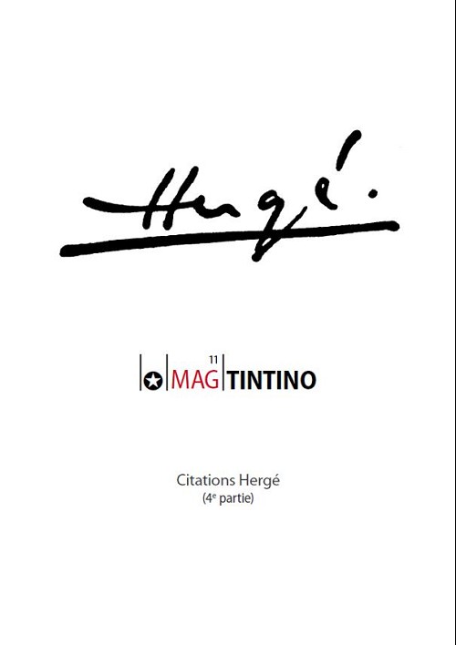 Mag Tintino - Tome 11 - Citations Hergé 4