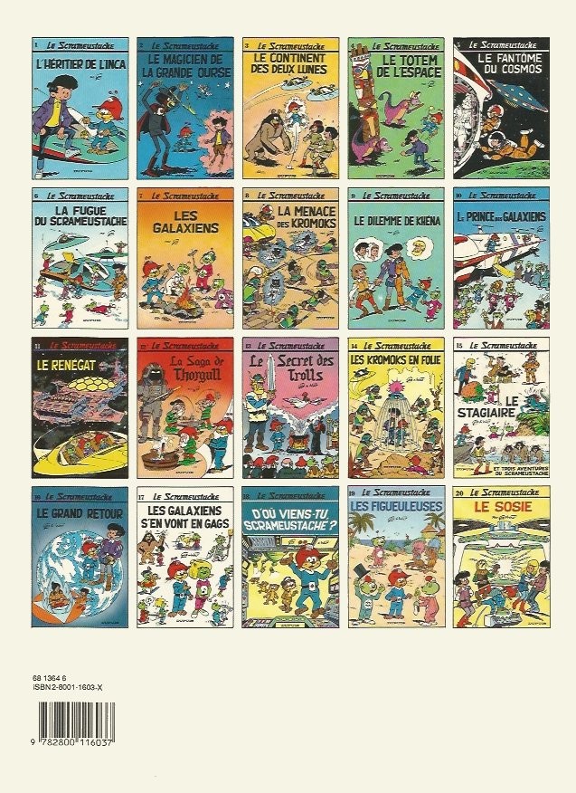 Le Scrameustache 17 Les Galaxiens S En Vont En Gags