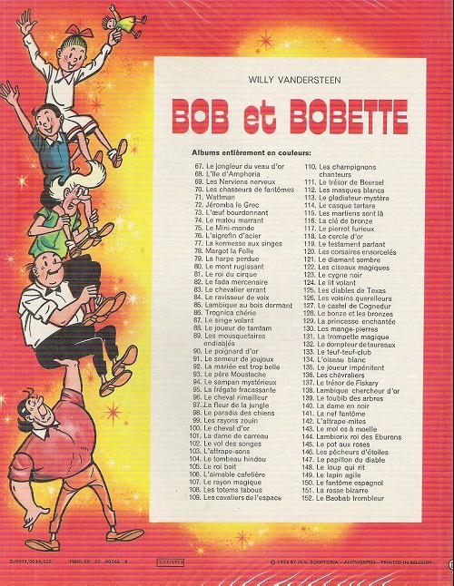 Bob et Bobette (3e Série Rouge) 114 Le casque tartare