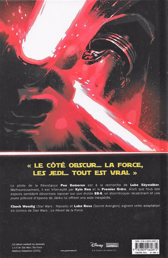 Star Wars Le Réveil De La Force Bd Informations Cotes