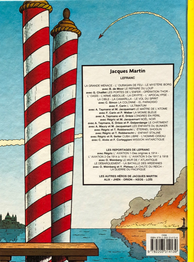 Lefranc 13 Le vol du spirit