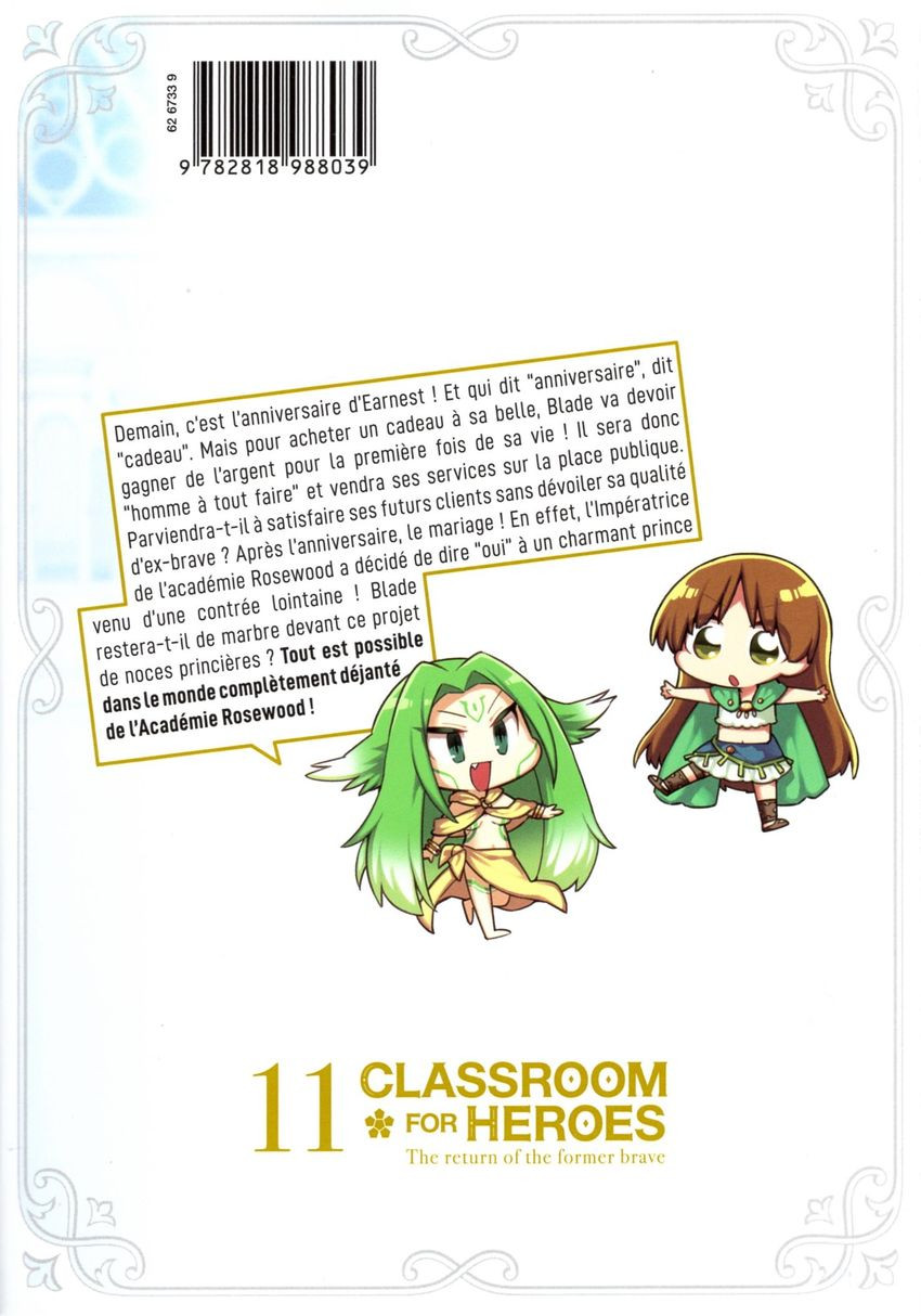 Livre : Classroom for heroes : the return of the former brave. Vol. 1,  Classroom for heroes : the return of the former brave, écrit par Shin Araki  et Koara Kishida et Haruyuki Morisawa - Bamboo